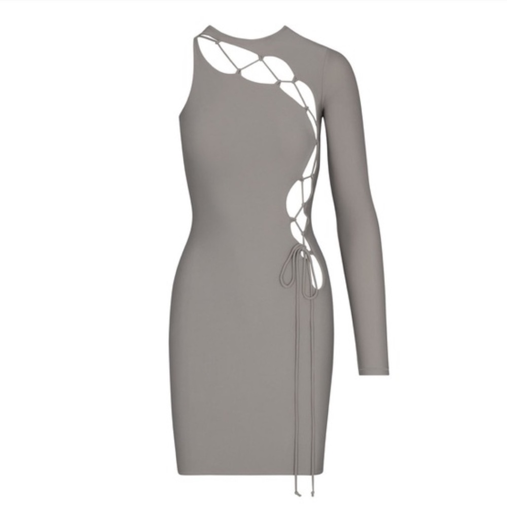 NWT Skims Lace Up Mini Dress new - Picture 3 of 7